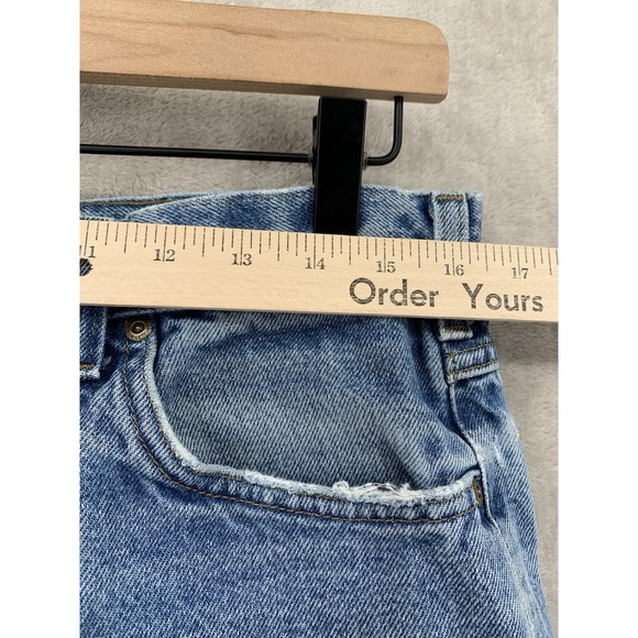 Carhartt Jeans Men 34x30 Blue Relaxed Workwear Distressed Fade Holes B17 - Picture 8 of 12